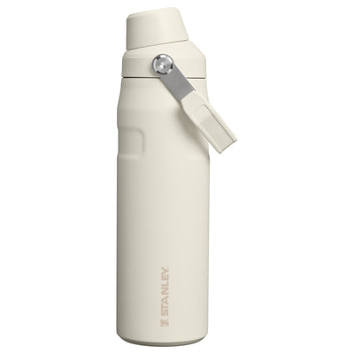 Garrafa Térmica Stanley Aerolight™ Fast Flow 710 ml Cream, vista frontal com tampa fechada