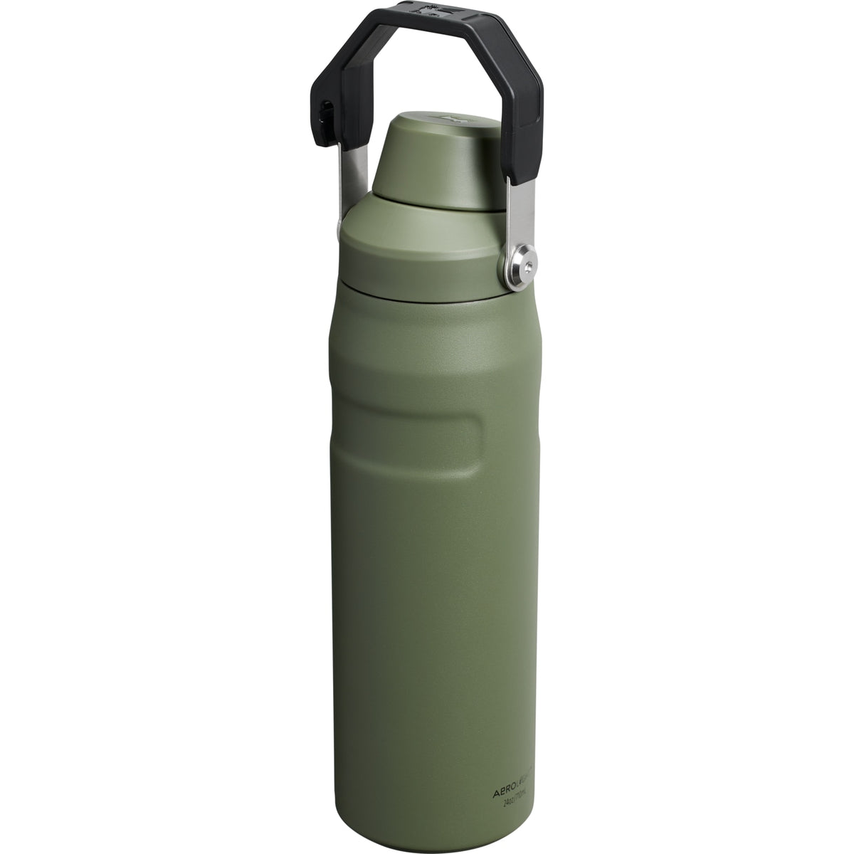 Garrafa Térmica Stanley Aerolight™ Fast Flow 710 ml Dried Pine, vista frontal com tampa fechada, foto 52 de 141