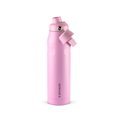 Garrafa Térmica Stanley Aerolight™ Fast Flow 710 ml Lilac, vista frontal com tampa aberta