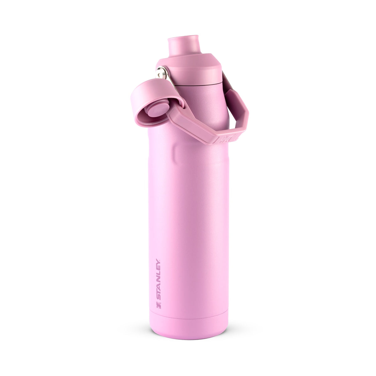 Garrafa Térmica Stanley Aerolight™ Fast Flow 710 ml Lilac, vista frontal com tampa fechada, foto 49 de 141