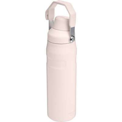 Garrafa Térmica Stanley Aerolight™ Fast Flow 710 ml Rose Quartz, vista frontal com tampa fechada, foto 34 de 141