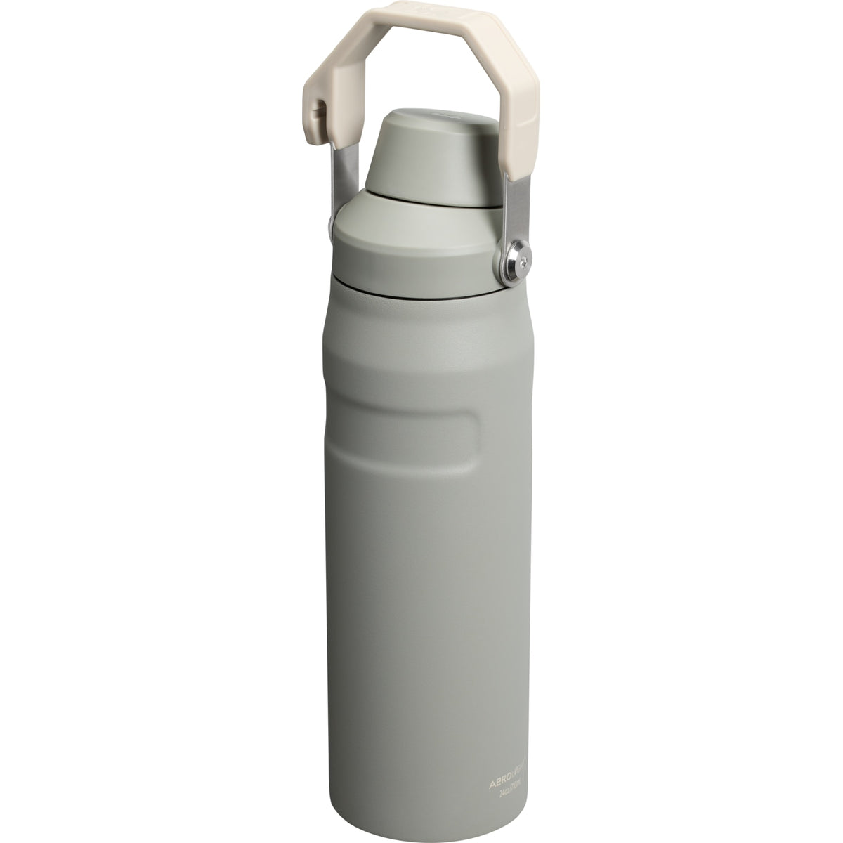 Garrafa Térmica Stanley Aerolight™ Fast Flow 710 ml Sage Grey, vista frontal com tampa fechada, foto 74 de 141