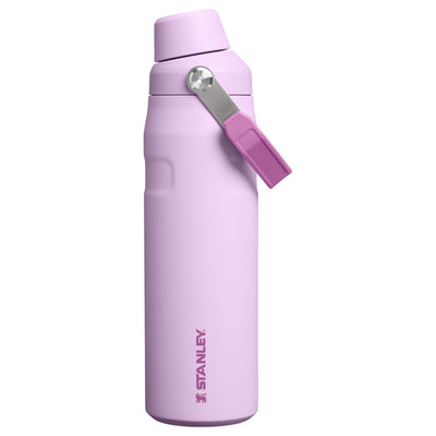 Garrafa Térmica Stanley Aerolight™ Fast Flow 710 ml Soft Orchid, vista frontal com tampa fechada