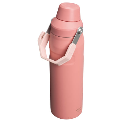 Garrafa Térmica Stanley Aerolight™ Fast Flow 710 ml Terracota, vista frontal com tampa fechada, foto 109 de 141