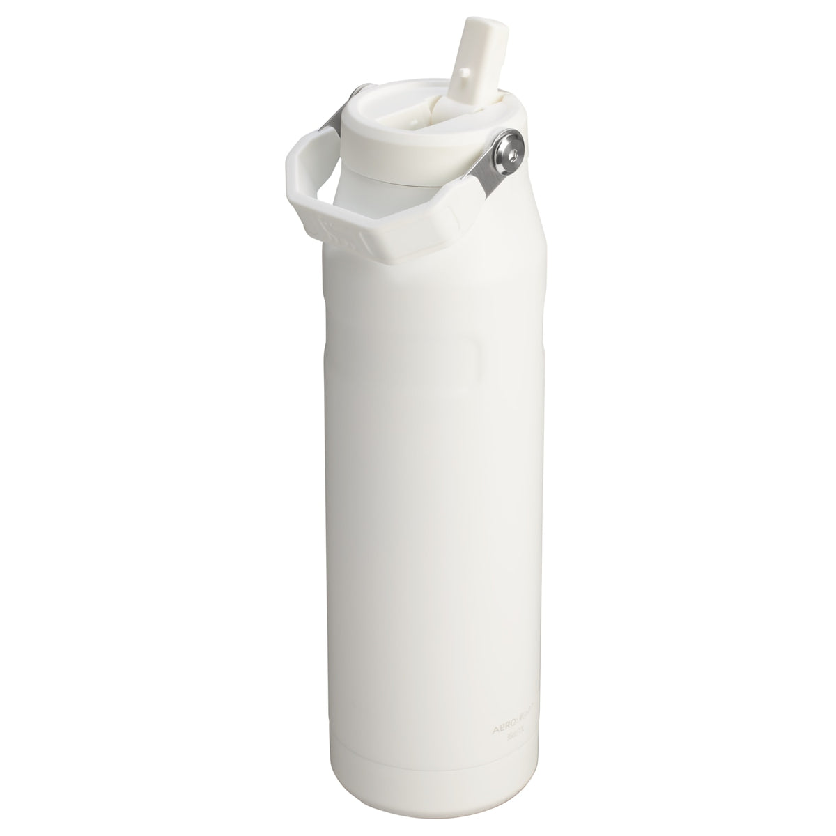 Garrafa Térmica Stanley Aerolight™ Flip Straw 1,1 L Frost, com a tampa aberta