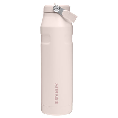 Garrafa Térmica Stanley Aerolight™ Flip Straw 1,1 L Rose Quartz, vista frontal com tampa fechada