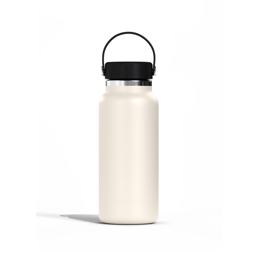 Garrafa Térmica Tuyo 1000 ml Off White, vista frontal com tampa fechada, foto 17 de 92