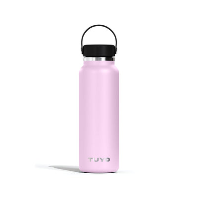 Garrafa Térmica Tuyo 1200 ml Lilás, vista frontal com tampa fechada