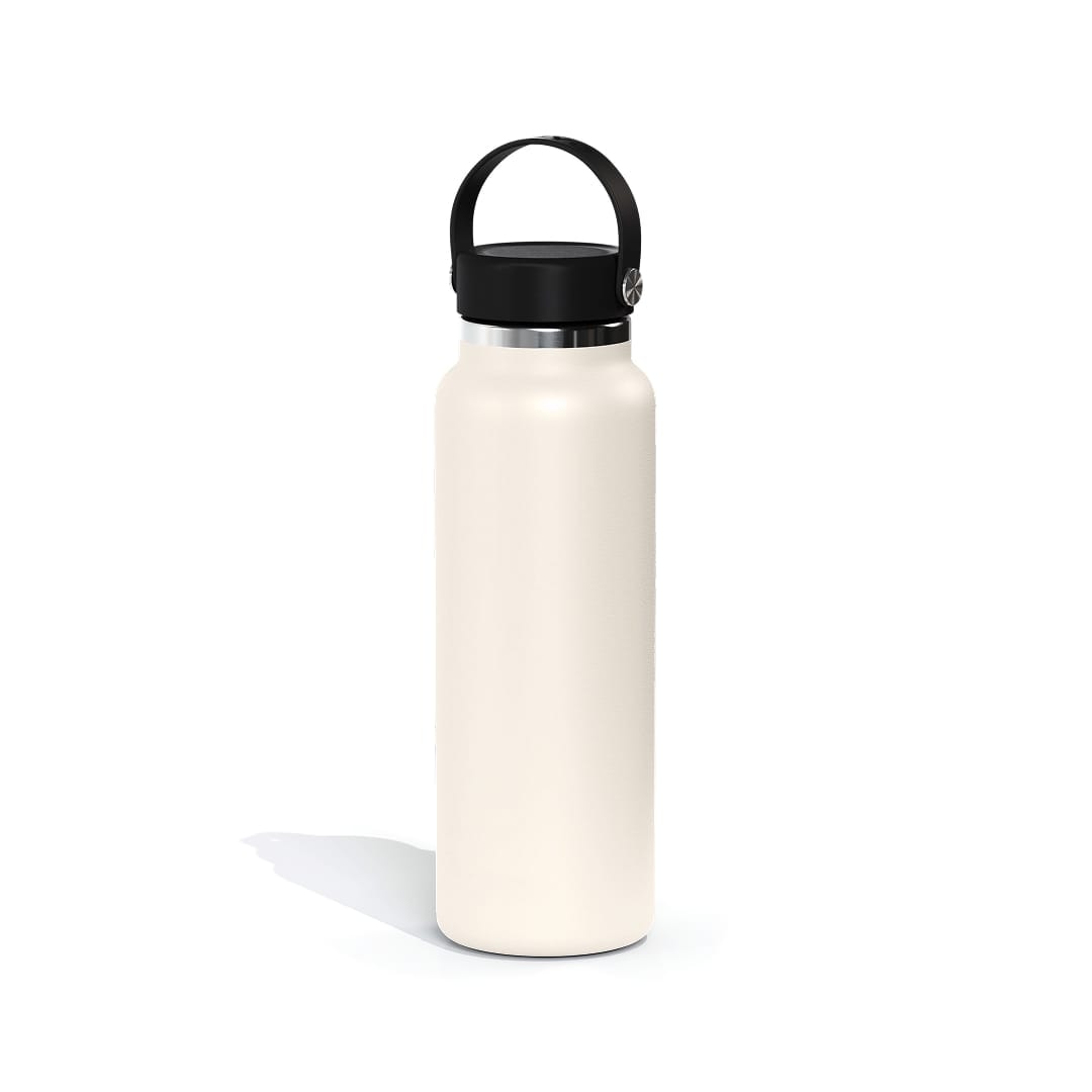 Garrafa Térmica Tuyo 1200 ml Off White, vista frontal com tampa fechada, foto 23 de 92