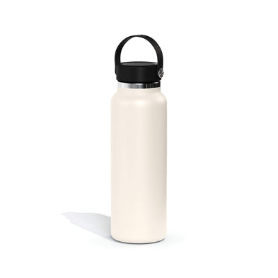 Garrafa Térmica Tuyo 1200 ml Off White, vista frontal com tampa fechada, foto 23 de 92