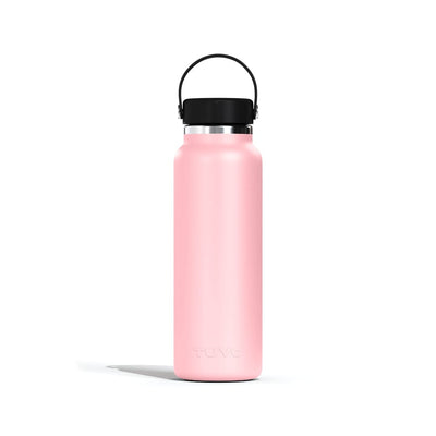 Garrafa Térmica Tuyo 1200 ml Rosa bebê, vista frontal com tampa fechada, foto 52 de 92