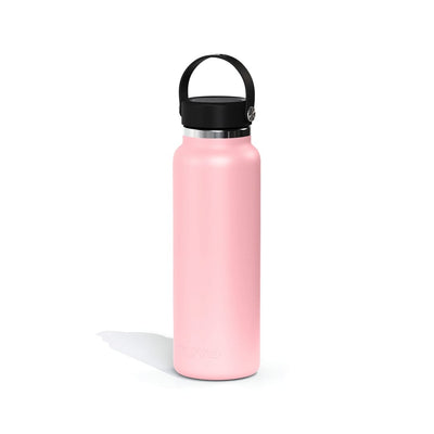 Garrafa Térmica Tuyo 1200 ml Rosa bebê, vista frontal com tampa fechada, foto 53 de 92