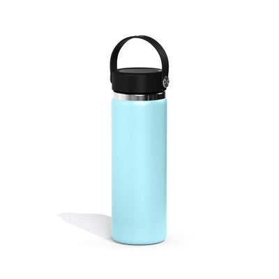 Garrafa Térmica Tuyo 600 ml Azul bebê, vista frontal com tampa fechada, foto 68 de 87