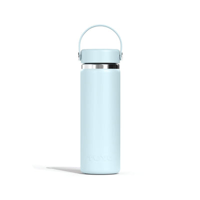 Garrafa Térmica Tuyo 600 ml Azul Névoa, vista frontal com tampa fechada, foto 42 de 87