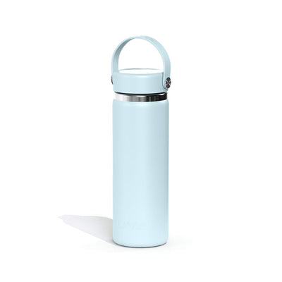 Garrafa Térmica Tuyo 600 ml Azul Névoa, vista frontal com tampa fechada, foto 43 de 87