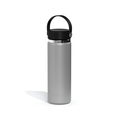 Garrafa Térmica Tuyo 600 ml Grafite, vista frontal com tampa fechada, foto 63 de 87