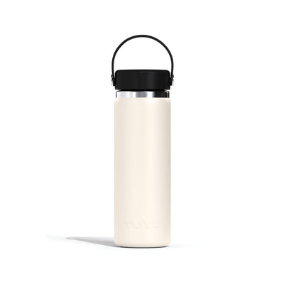 Garrafa Térmica Tuyo 600 ml Off White, vista frontal com tampa fechada, foto 22 de 87