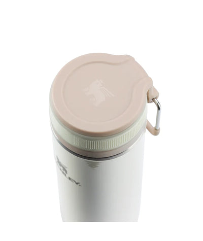 Garrafa térmica Twist Flip Stanley 354ml na cor Cream Gloss