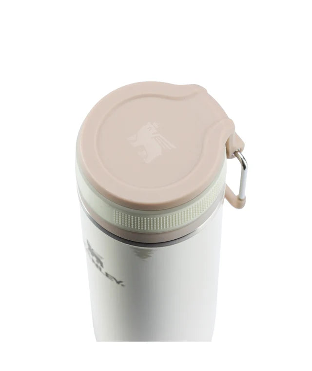 Garrafa térmica Twist Flip Stanley 354ml na cor Cream Gloss