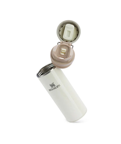 Garrafa térmica Twist Flip Stanley 354ml na cor Cream Gloss