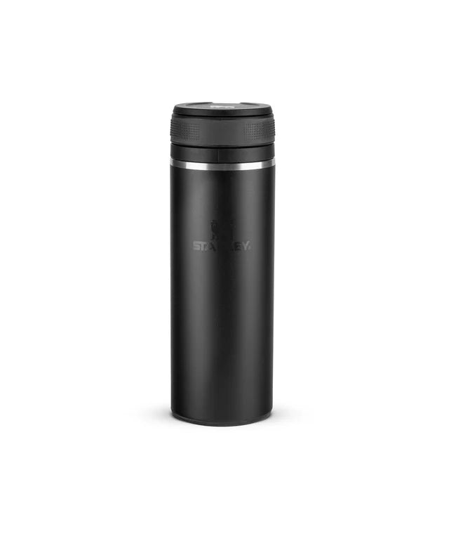 Garrafa térmica Twist Flip Stanley 354ml na cor preta