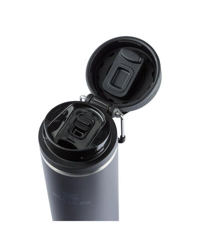 Garrafa térmica Twist Flip Stanley 354ml na cor preta