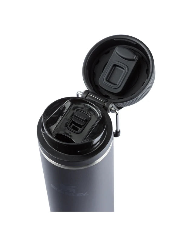 Garrafa térmica Twist Flip Stanley 354ml na cor preta