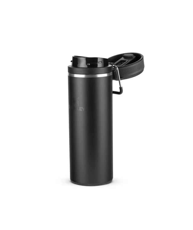 Garrafa térmica Twist Flip Stanley 354ml na cor preta