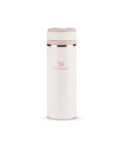 Garrafa térmica Twist Flip Stanley 354ml na cor Rose Quartz