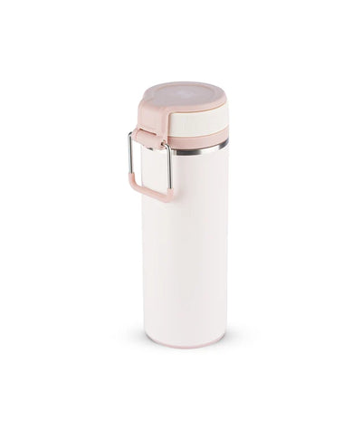 Garrafa térmica Twist Flip Stanley 354ml na cor Rose Quartz