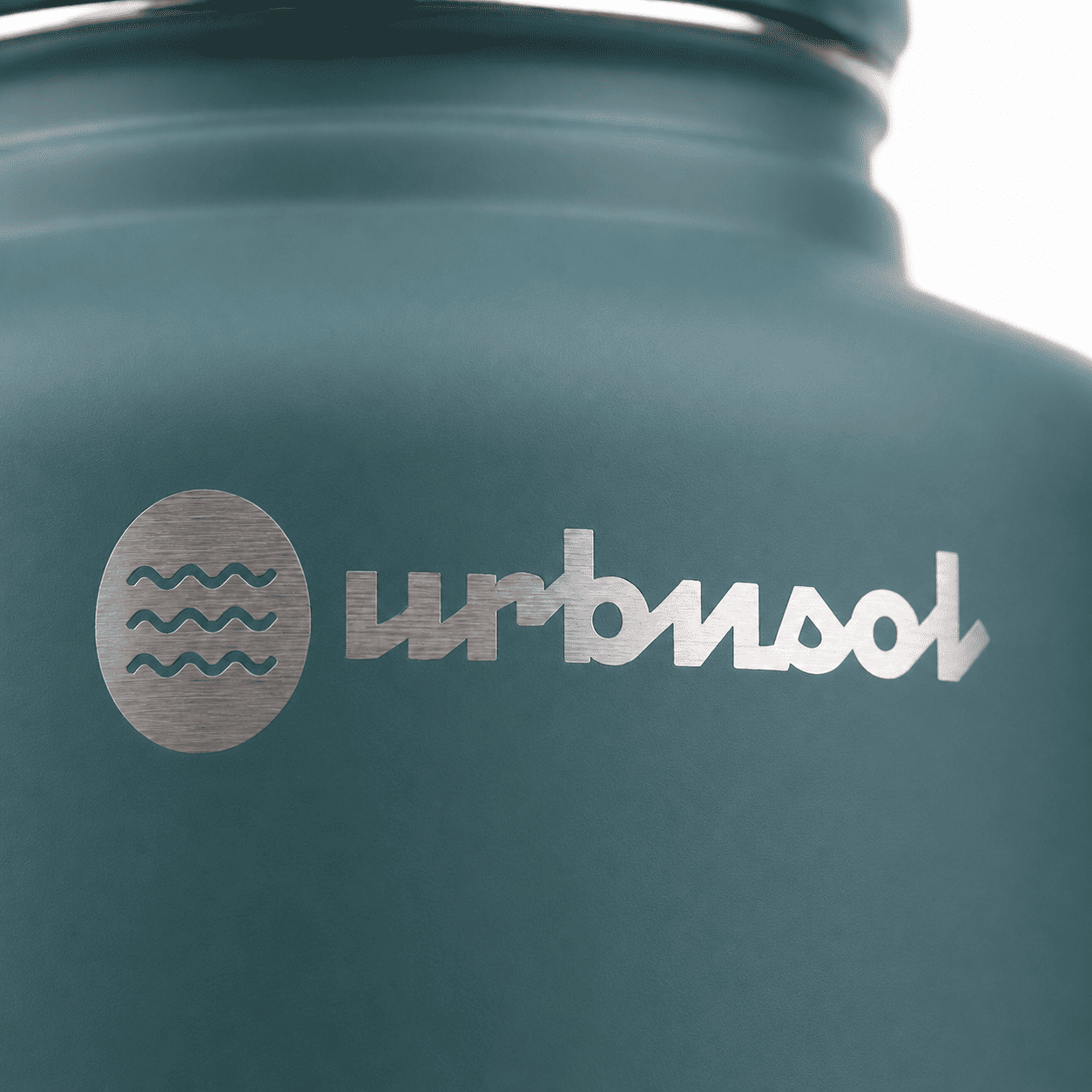 Garrafa térmica Urbnsol 1890ml na cor Verde Rubber