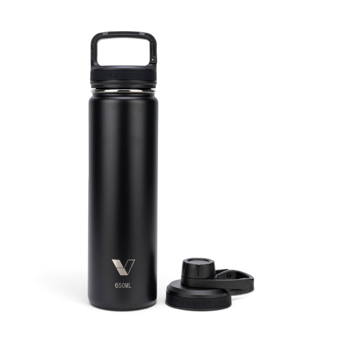 Garrafa Térmica Versity ColdKeeper 650ml na cor Preta