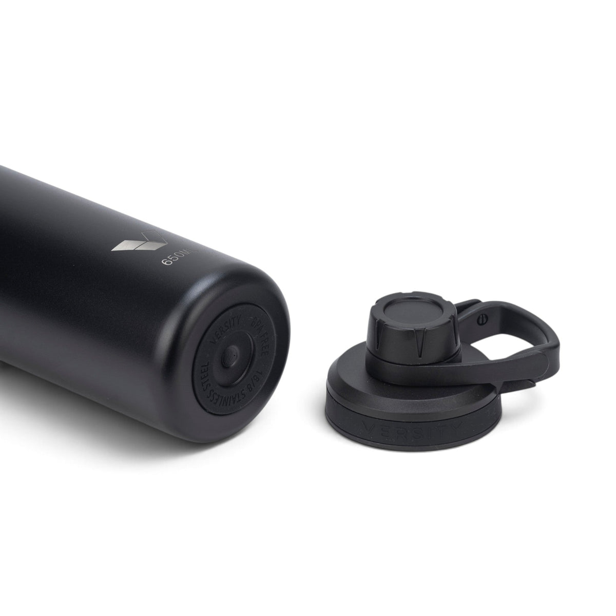 Garrafa Térmica Versity ColdKeeper 650ml na cor Preta
