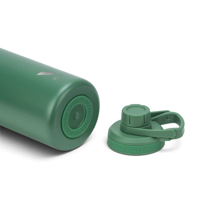 Garrafa Térmica Versity ColdKeeper 950 ml Verde, kit com os itens juntos
