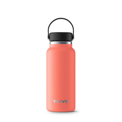 Garrafa Térmica Tuyo - 1000ml em inox, ideal para manter bebidas quentes por 12h e frias por 24h, com design moderno e eficiente.