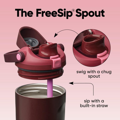 Garrafa Térmica Owala FreeSip Sway - 887ml com bico FreeSip®, design inovador para beber de canudo ou inclinado. Tampa segura, sem vazamentos.