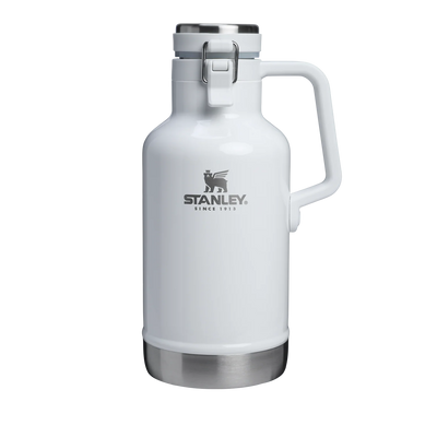 Growler Térmico Classic 1.9L Stanley em branco com design robusto e durável para conservação térmica e resistência.