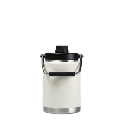 Growler Térmico Tuyo 2 L Off White, vista frontal com tampa fechada, foto 9 de 21