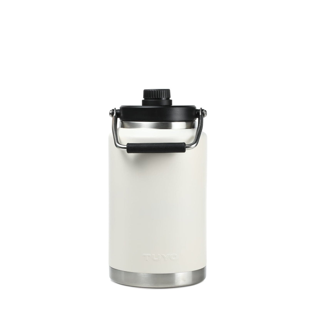 Growler Térmico Tuyo 4 L Off White, vista frontal com tampa fechada, foto 9 de 21
