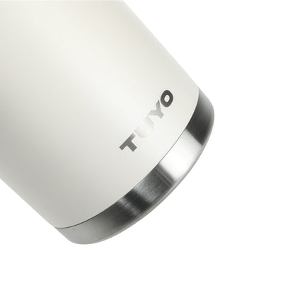 Growler Térmico Tuyo 4 L Off White, detalhe da tampa
