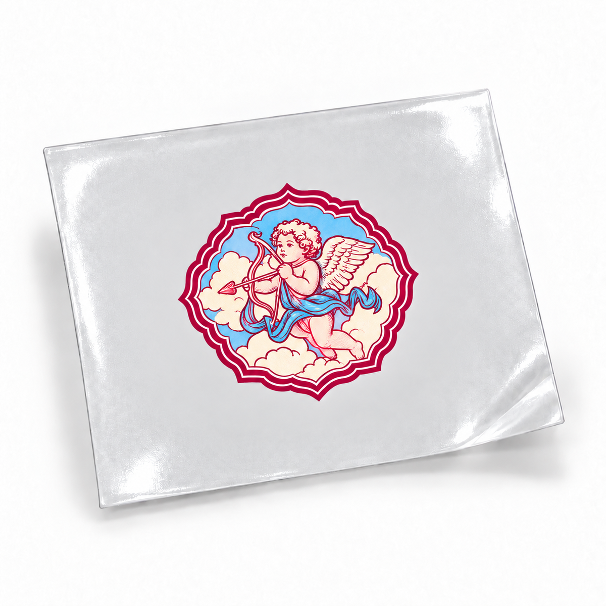 Selos de Viagem — Querubim — sticker UV DTF individual com verniz — apresentação