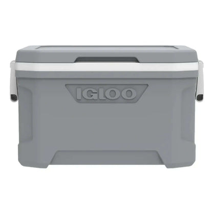 Caixa Térmica Profile 47L - Igloo cinza para alimentos e bebidas, ideal para praia, churrascos e piqueniques, média capacidade e portátil.