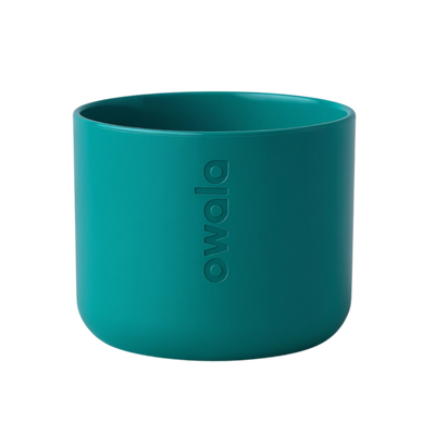 Capa Protetora de Silicone para Garrafa Owala - 710ml | 24oz em silicone verde antiderrapante e resistente.