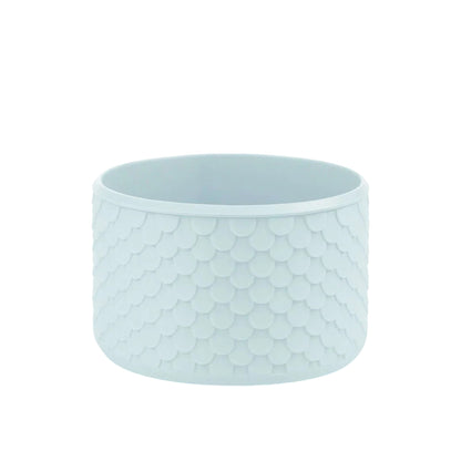 Capa de Silicone Sereia - Tamanho Original em acabamento iridescente, ideal para proteger e estilizar copos e garrafas.