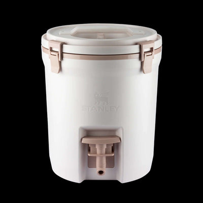 Jug Térmica Stanley 7,5L branca com torneira para bebidas em qualquer ocasião