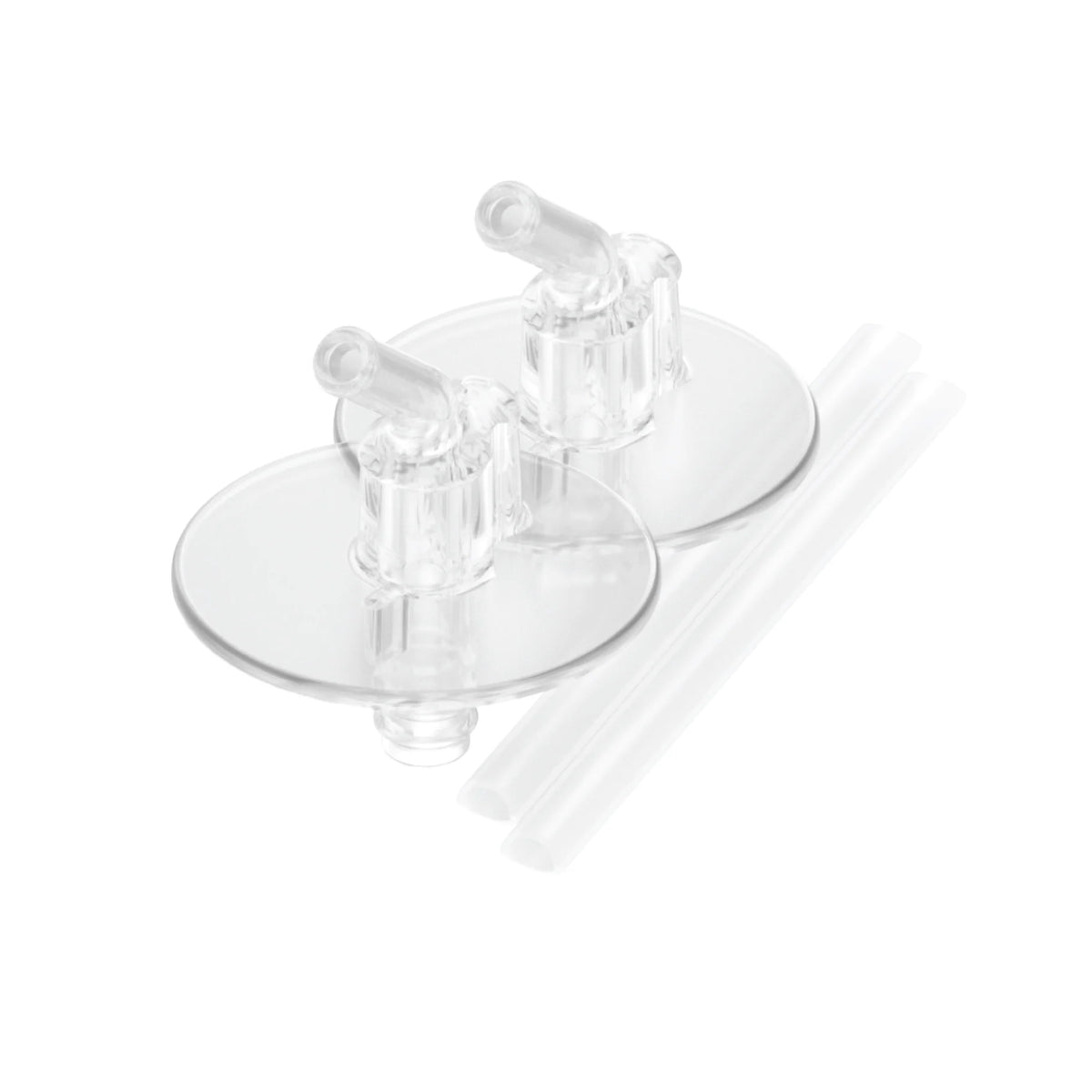 Kit de canudo para garrafa Thermos na cor transparente