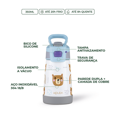 Garrafa Térmica Kouda Oka Kids - 350ml