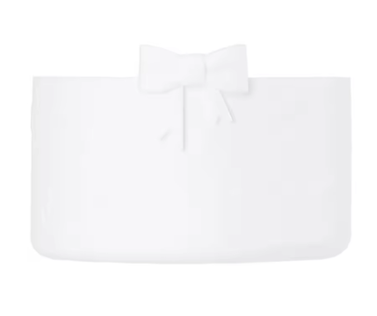 Protetor de Silicone - Laços, proteção para garrafas térmicas, absorve impactos, evita amassados e ruídos, design elegante com laço.