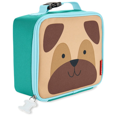 Lancheira Térmica Infantil Clássica Skip Hop Cachorro Pug, vista lateral