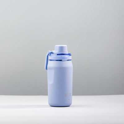 Garrafa Térmica PACCO Vyta 350ml estilo moderno, feita de aço inox cirúrgico, ideal para uso diário em diversas ocasiões.